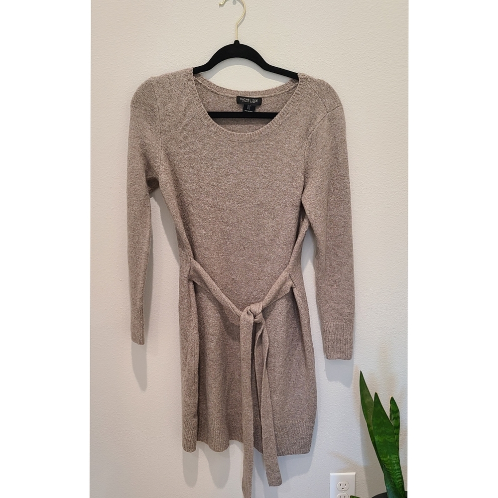 Taupe sweater dress